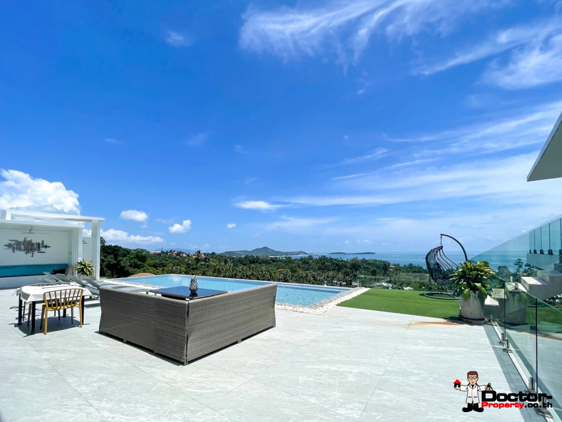 Stunning 7 Bedroom Sea View Villa – Chaweng Noi – Koh Samui – for sale